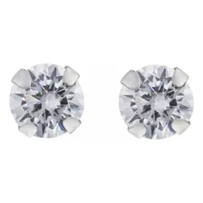Brinco Masculino Zirconia 10mm Grande Prata 925 Foto mini 1