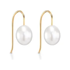 Brinco Pérolas Em Ouro Amarelo 18k Foto mini 2