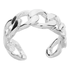 Brinco Piercing Fake Corrente Banhado A Prata 925 Foto mini 1