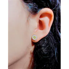 Brinco Resina Colors Prata 925 Lizzy Fatin Foto mini 2