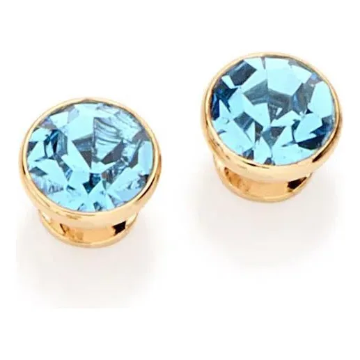 Brinco Rommanel Feminino Folheado A Ouro Com Cristal 525180 Foto 1