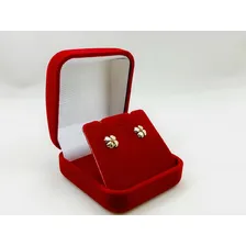 Brinco Trevo Em Ouro 18k-750 Cor Dourado Foto mini 3