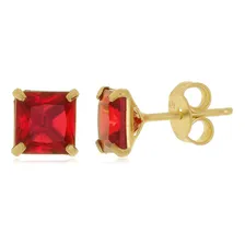 Brinco Zirc么nia Banhado A Ouro 18k Foto mini 1