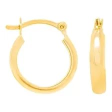 Brincos Rommanel Feminino Banhado Ouro 18k Argola 520901 Foto mini 3