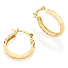 Brincos Rommanel Feminino Banhado Ouro 18k Argola 520901 Foto mini 4