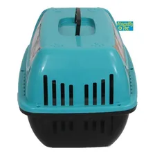 Brinqpet N2 caixa transporte gatos coelho cĂŁo pequeno 8kg verde Foto mini 2