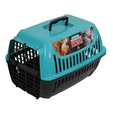 Brinqpet N2 caixa transporte gatos coelho cĂŁo pequeno 8kg verde Foto mini 1