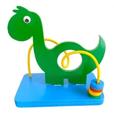 Brinquedo Aramado Montessori Pedag贸gico Divertidos Cor Dinossauro Foto mini 1