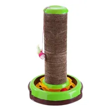 Brinquedo Arranhador Para Gato Arranha Céu 3 Em 1 Truqys Pet Foto mini 1