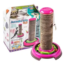 Brinquedo Arranhador Para Gato Arranha Céu 3 Em 1 Truqys Pet Foto mini 2