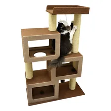 Brinquedo Arranhador São Pet Big Ben Para Gatos Marrom Foto mini 1