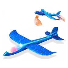 Brinquedo Avião Planador De Isopor FlexÃvel C/led E Lançador Foto mini 2