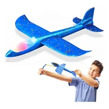 Brinquedo Avião Planador De Isopor FlexÃvel C/led E Lançador Foto mini 1