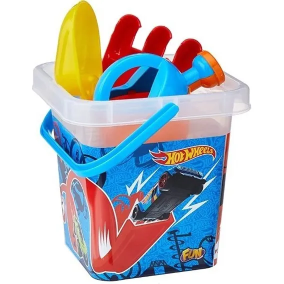Brinquedo Baldinho De Praia Infantil Hot Wheels Da Fun 82746 Foto 1