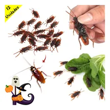 Brinquedo Baratas De Borracha Pegadinha Com Amigos 12 Un Cor Marrom Foto mini 4