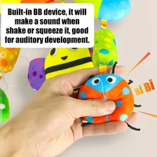 Brinquedo Bebe Chocalho Mobile Musical Centopeia Vento Cor Amarelo Foto mini 4