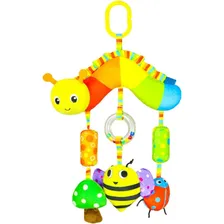 Brinquedo Bebe Chocalho Mobile Musical Centopeia Vento Cor Amarelo Foto  mini 1