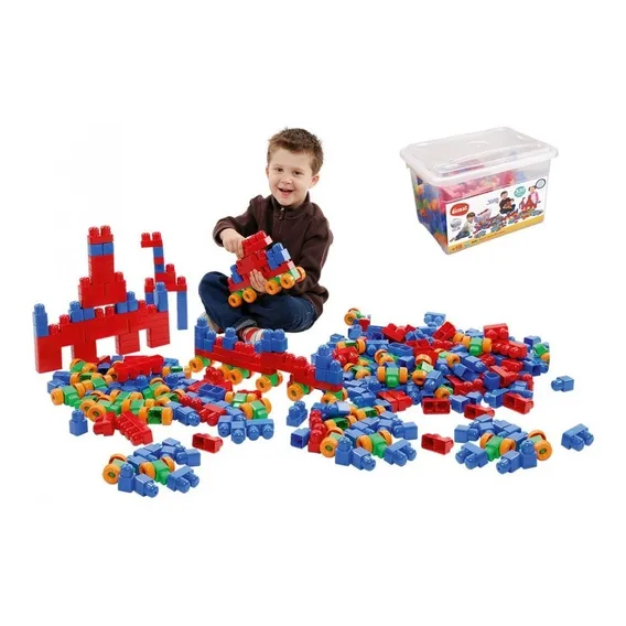 Brinquedo Bloco De Montar Super Caixa Divertida Dismat Mk169 Quantidade de peças 330 Foto 1