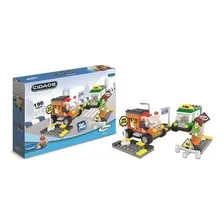 Brinquedo Bloco Para Montar Cidade Transito 196pcs Xalingo Foto mini  3