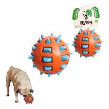 Brinquedo Bola Mordedor Resistente Cachorro Grande 12cm Tpr Cor Rosa Foto mini 1