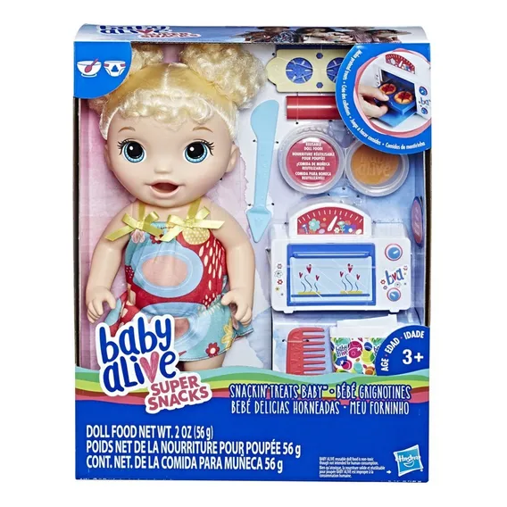 Brinquedo Boneca Baby Alive Meu Forninho Loira Hasbro E1947 Foto 1