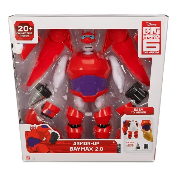 Brinquedo Boneco Big Hero Armadura Baymax 2.0 Sunny 1978 Foto 1