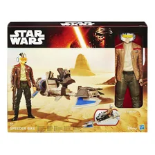 Brinquedo Boneco Star Wars Speeder Bike Hasbro B3918 Foto mini 2