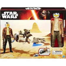 Brinquedo Boneco Star Wars Speeder Bike Hasbro B3918 Foto mini 3