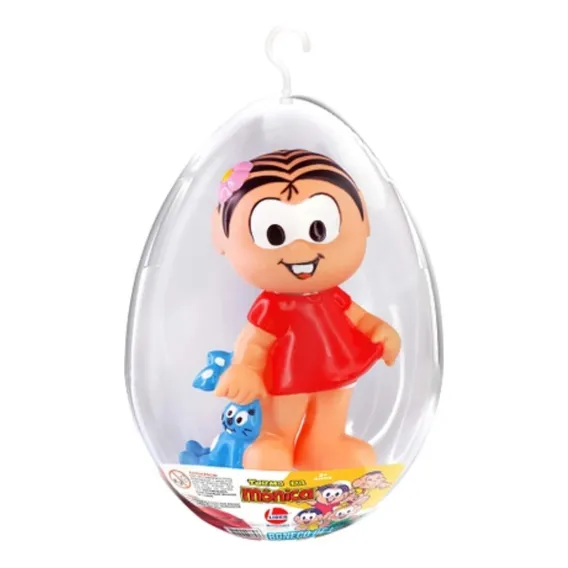 Brinquedo Bonecos Da Turma Da Mônica No Ovo Surpresa Médio Foto 1