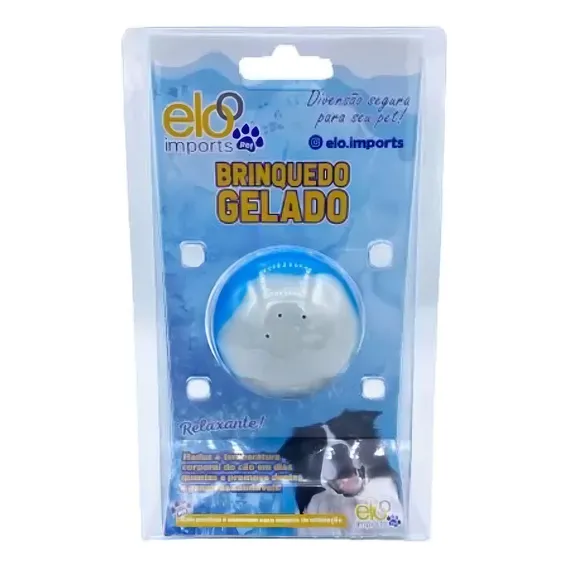 Brinquedo Cachorro Cães Bola Bolinha Gelada Ice Ball Pet Foto 1