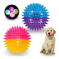 Brinquedo Cachorro Interativo Bolinha Com Apito Luz E Led Cor Sortido Foto mini 1