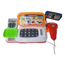Brinquedo Caixa Registradora Infantil Acess贸rios Som Foto mini 2