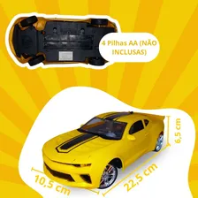Brinquedo Camaro Amarelo Carro Controle Remoto Foto mini 4