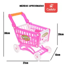 Brinquedo Carrinho De Compras Rosa Cbs0225 - Castela Foto mini  2