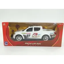Brinquedo Carrinho Pick-up Rx - Rally L200 Roma Brinquedos Cor Branco Foto mini 2