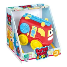 Brinquedo Carro De Bombeiro Super Toys Baby's Cor Vermelho Personagem Bombeiro Super Toys Babys Foto mini  2