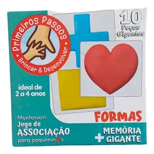 Brinquedo Cartas Aprendizagem Mem贸rias Gigante E Formas 0051 Foto mini 4