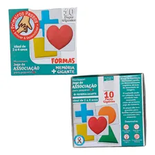 Brinquedo Cartas Aprendizagem Mem贸rias Gigante E Formas 0051 Foto mini 1