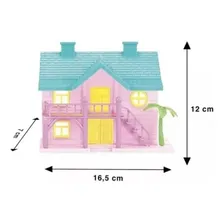 Brinquedo Casinha De Boneca Polibrinq Com Moveis E Boneca Cor Sortido Foto mini 4