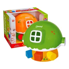 Brinquedo Colecao Happy Cogumelo Didatico 4 Peças Didaticas Foto mini 1