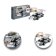 Brinquedo Corrida Maluca Blocos Montar Carro Carrinho Foto mini  3