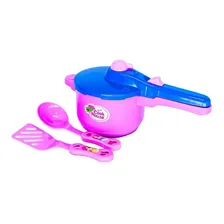 Brinquedo Cozinha Infantil Classic Completa Menina Cotiplas Cor Rosa Foto mini  3