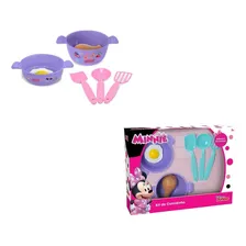 Brinquedo Cozinha Infantil Kit Comidinhas Da Minnie Mielle Foto  mini 1