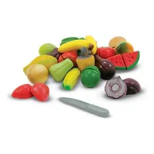 Brinquedo Crec Crec Sacolão 50 Peças Frutas E Legumes Foto mini 1