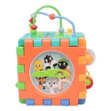 Brinquedo Cubo Interativo Atividade Educativa 6 Em 1 Looney Tunes Baby Ebn Kids Foto mini 3