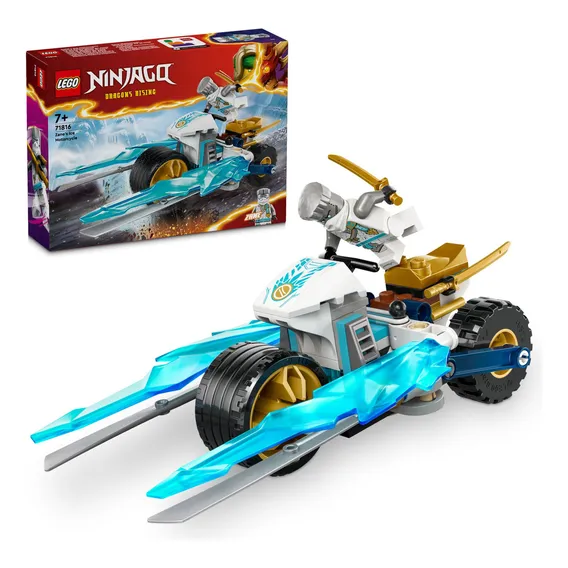 Brinquedo De Construção De Motocicleta Lego Set 71816 Ninjag Foto 1