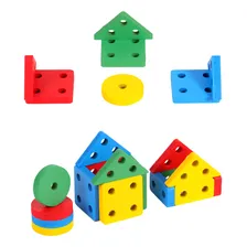 Brinquedo De Encaixe Menina Menino 2 3 Anos Educativo 17pç Foto mini  3