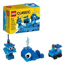 Brinquedo De Montar Classic Peças Criativas Azuis Lego Quantidade de peças 52 Foto  mini 1