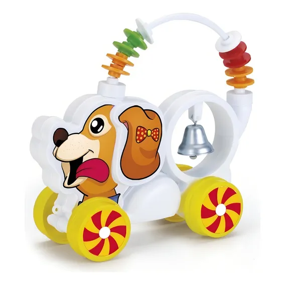Brinquedo de puxar Monte Líbano Carrinho Bebê Cachorrinho com forma de cachorrinho Foto 1