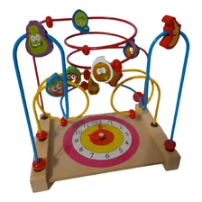 Brinquedo Didático Educativo Aramado Montanha Russa Relógio Cor Colorido Foto mini 1